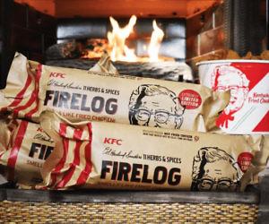 KFC Fried Chicken Scented Fire Logs